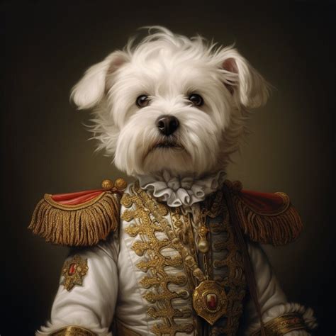 Custom Renaissance Dog Painting From Photo, Royal Pet Portrait, Animal Oil Painting, Regal Cat ...