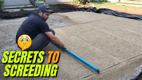 How to Screed for a Paver Patio | Tips from a Professional - YouTube