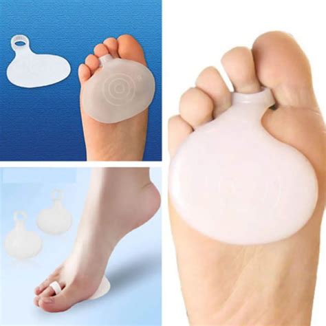 1 Pair Silicone Front Palm Pad Anti Pain Thick Anti Slip Relief Palm Pain Pad Softened High Heel ...