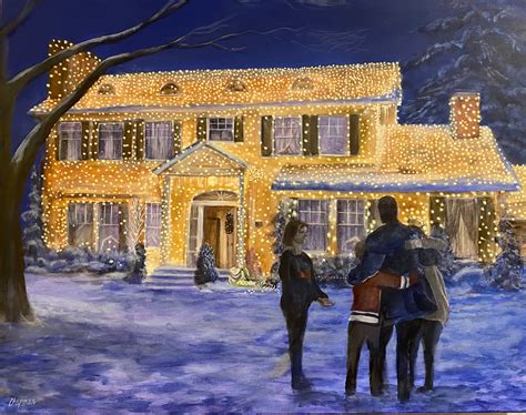 Griswold House From Christmas Vacation House With Lights on - Etsy