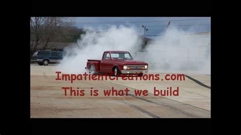 1967 Chevy Pickup Burnout - YouTube