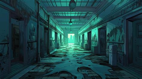 Premium AI Image | A horror scene of a haunted hospital Fantasy concept ...