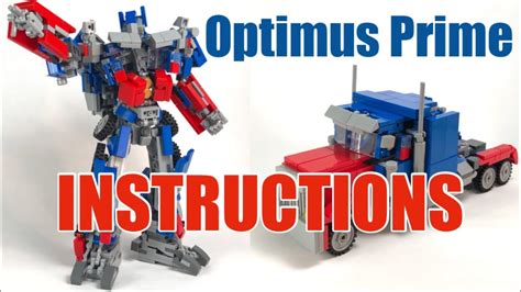 Instructions: Lego Transformers Movie Optimus Prime V2 - YouTube