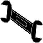 Hammer And Wrench Black Silhouette Free Stock Photo - Public Domain ...