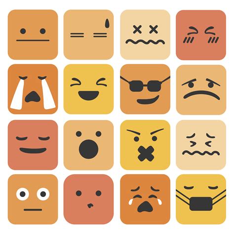 Set of emoji feeling expression - Download Free Vectors, Clipart Graphics & Vector Art