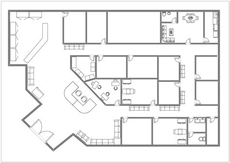 Eye Clinic Floor Plan | EdrawMax Template