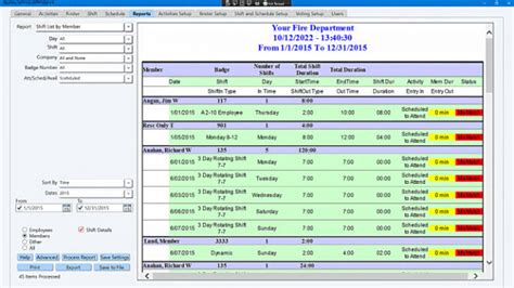 Fire Department Scheduling Software | Roster & Attendance