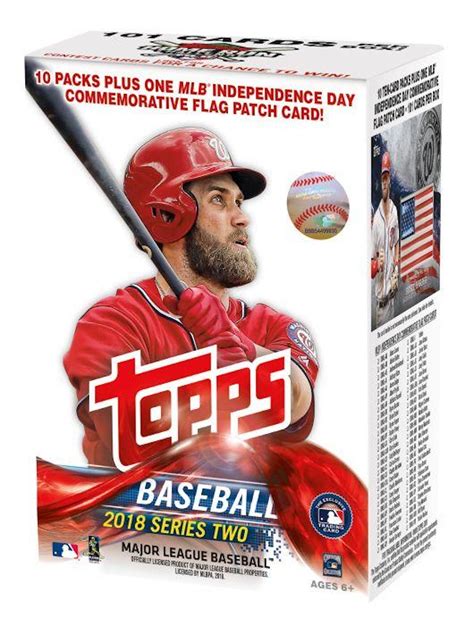 2018 Topps Series 2 Baseball 10-Pack Blaster Box | DA Card World