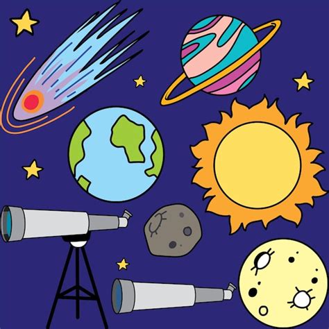 Solar System Drawing For Kids