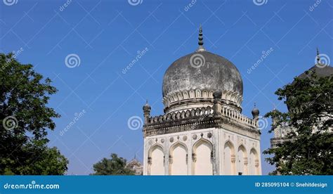 Historic Quli Qutub Shah Tombs in Hyderabad, India Stock Footage ...