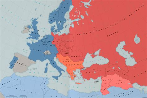 Cold War Map Printable