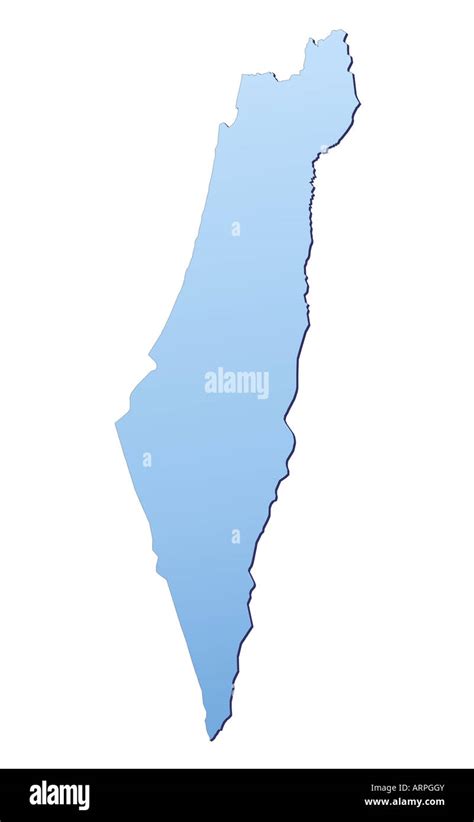 Israel map hi-res stock photography and images - Alamy