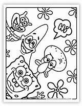 Spongebob Printable Coloring Pages sketch template