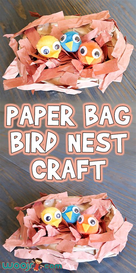 Easy Paper Bag Bird Nest Craft | Woo! Jr. Kids Activities : Children's Publishing