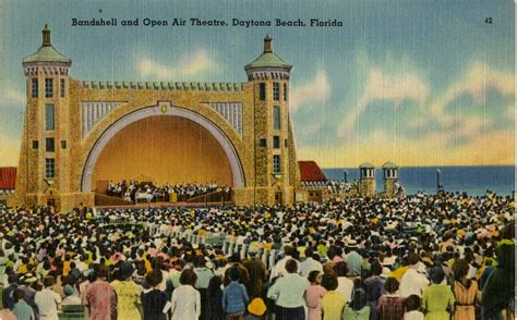 Florida Memory • Bandshell and Open Air Theatre, Daytona Beach, Florida.