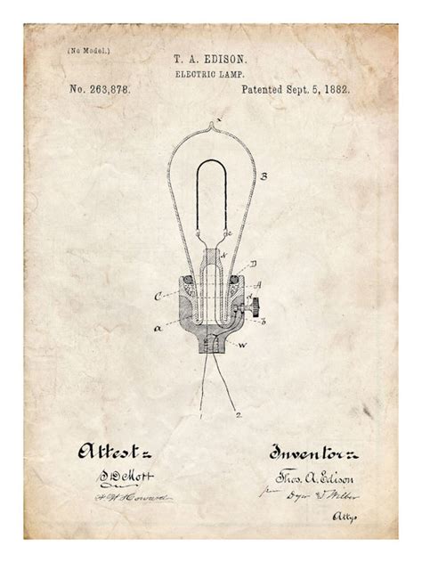 Thomas Edison Light Bulb Drawing at GetDrawings | Free download