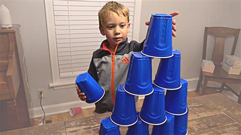 Cup Stacking Challenge | Colin Amazing - YouTube