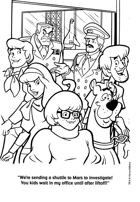 Printable Scooby Doo Monsters Coloring Pages - kidsworksheetfun