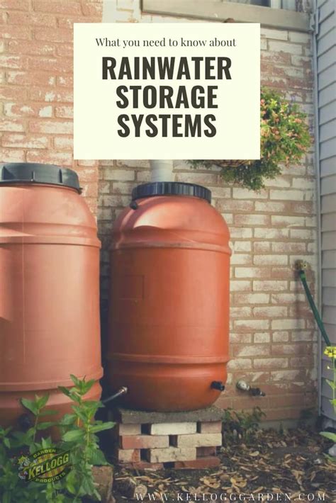 Types of Rainwater Storage Tanks | Kellogg Garden Organics™