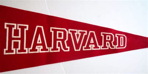 Vintage Harvard Pennant by livingstonandporter on Etsy