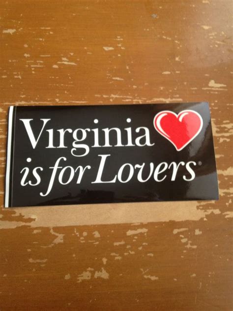 Virginia is for lovers sticker | Virginia is for lovers, My childhood memories, Childhood memories