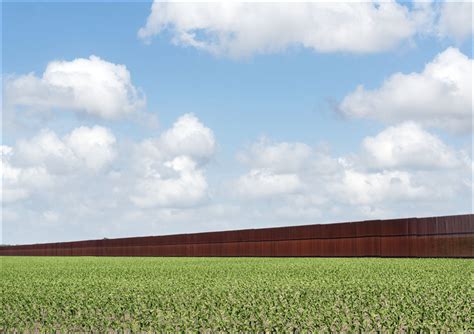 United States-Mexican border-security fence in Brownsville, Texas., Carol Highsmith - plakat ...