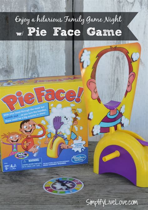 Have a Hilarious Family Game Night with the Pie Face Game