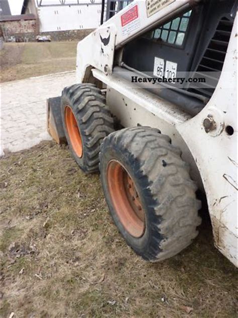 Bobcat 753 - many with attachments! 1991 Wheeled loader Construction ...