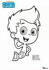 Free And Printable Bubble Guppies Character Gil coloring Pages  sketch template