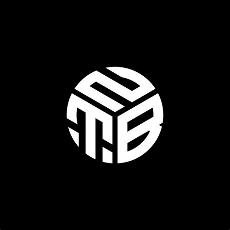 NTB letter logo design on black background. NTB creative initials letter logo concept. NTB ...