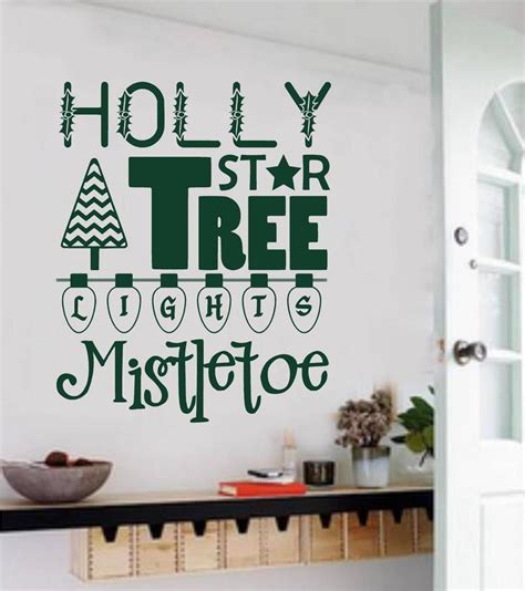 Newest Christmas Wall Sticker Kinds Of Quotes Wall Mural Letters ...