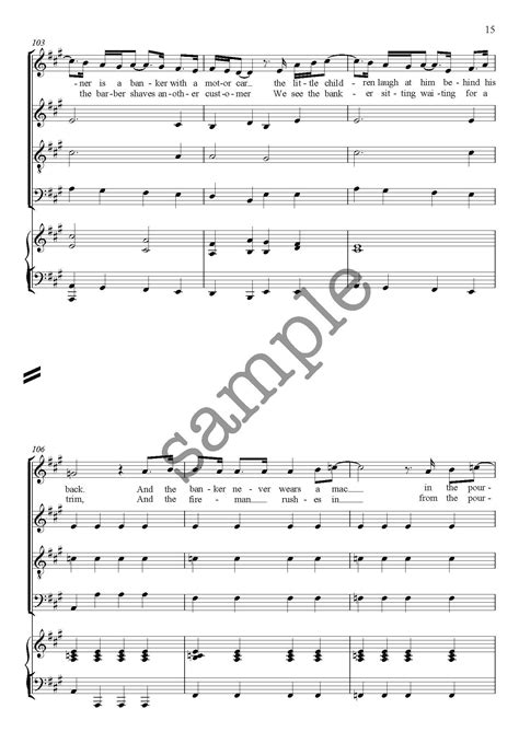 Beatles for Choir - SATB - Alan Simmons Music - Choral Sheet Music for ...