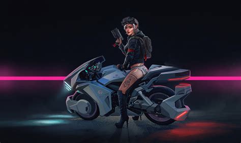 Cyberpunk Motorcycle Desktop Wallpapers - Wallpaper Cave