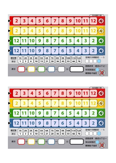 Qwixx Vorlage Kostenlos - Spiele 2 X 80 Blatt Qwixx Zusatzblocke Gemixxt Nurnberger 08819900016 ...