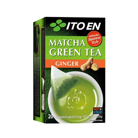 Matcha Green Tea Ginger Tea Bags – ITO EN