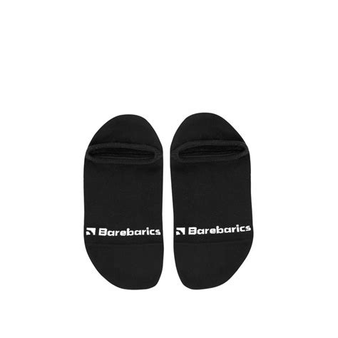 Barebarics - Barefoot Socks - No-Show - Black | Be Lenka