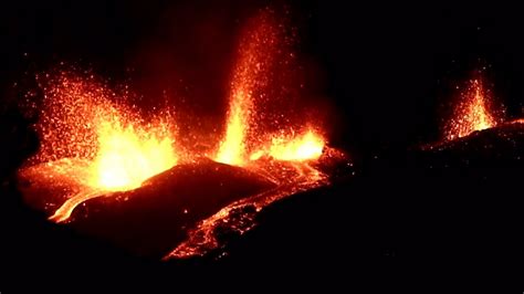 Reunion Island volcano spits out lava in fiery eruption