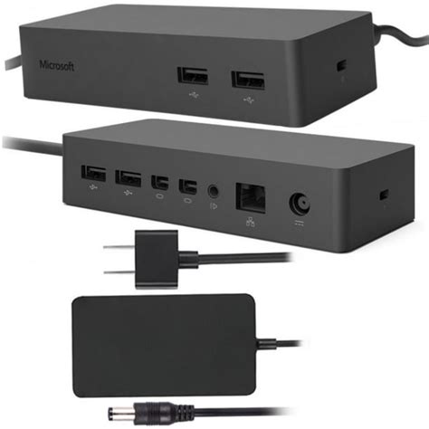 Surface Dock for Surface Book, Pro 3 & 4 + 1749 90W AC Power Adapter ...