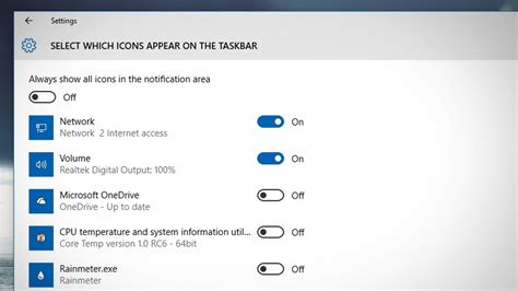 How to Customize the System Tray Icons in Windows 10