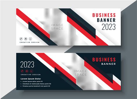 red theme corporate business banner design - Download Free Vector Art ...