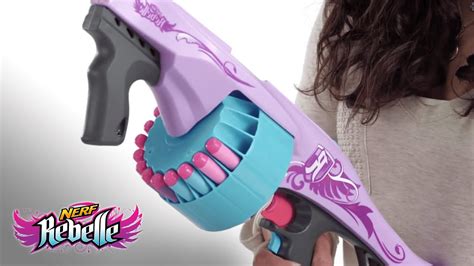 NERF Rebelle Fearless Fire Blaster | Product Demo - YouTube