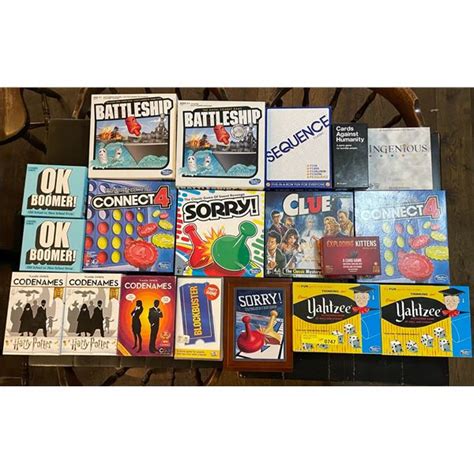 Large group of assorted board Games