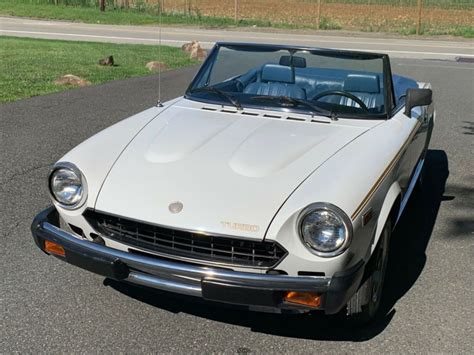 1981 Fiat Spider 124 Turbo 25K Miles 5-Speed Mint Condition No Reserve - Classic Fiat 124 Spider ...