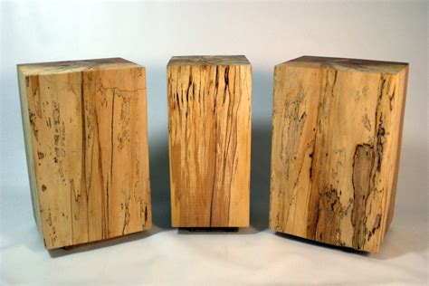 Wilson Creek Woodsmithing--Timber Block End Tables