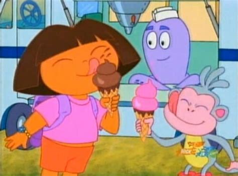 Image - Dora and Boots with ice cream.jpg - Dora the Explorer Wiki - Wikia