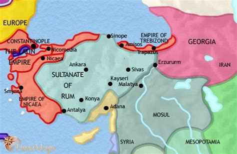 Map of Ancient Turkey, 1500 BCE: History in the Bronze Age | TimeMaps