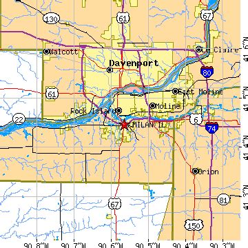 Milan, Illinois (IL) ~ population data, races, housing & economy