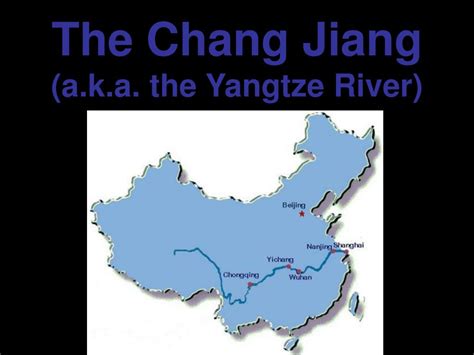 Chang Jiang River World Map