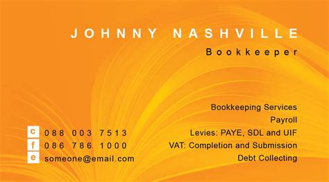 Org Bookkeeper Business Card by nighthawk101stock on DeviantArt