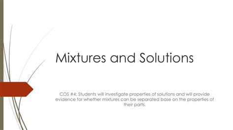 Mixtures and Solutions - ppt download